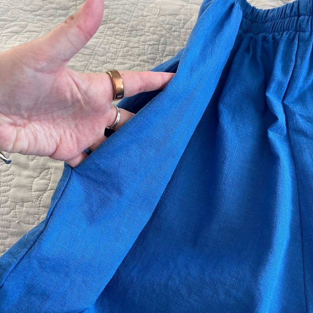 Nettle Studios Mid Easy Pant in Linen - Picture 3 of 4